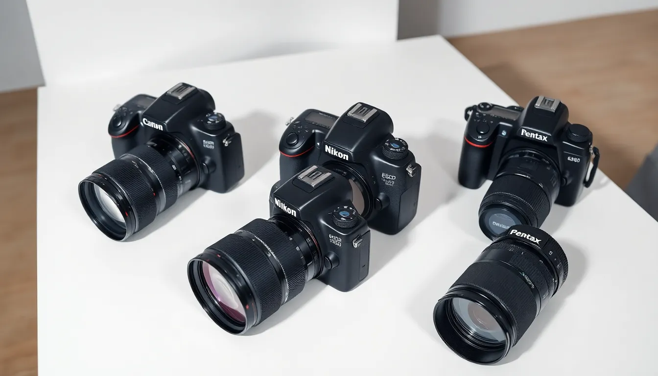 Sélection des meilleurs appareils photo reflex 2026 : Canon EOS 250D, Nikon D3500 et Pentax K-70