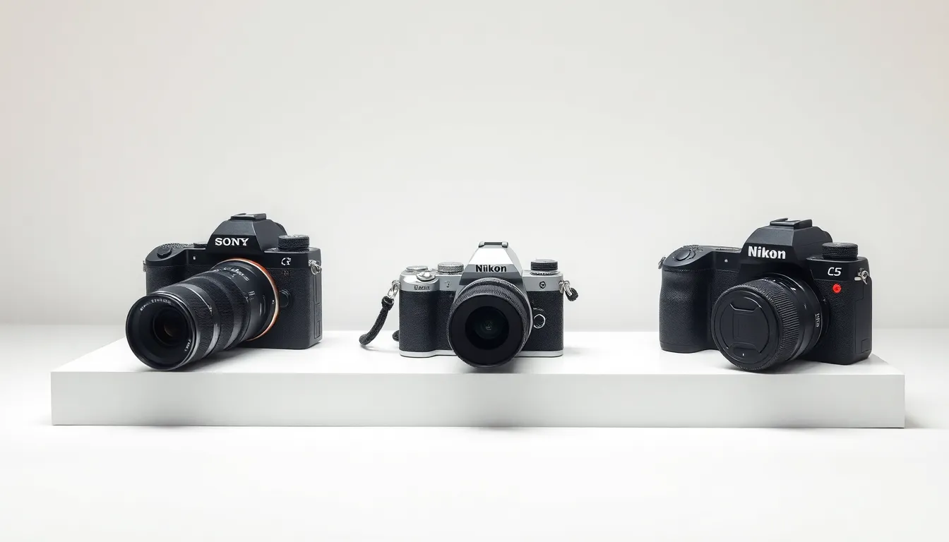 Comparatif des meilleurs appareils photos haut de gamme 2026 (Sony, Canon, Nikon)