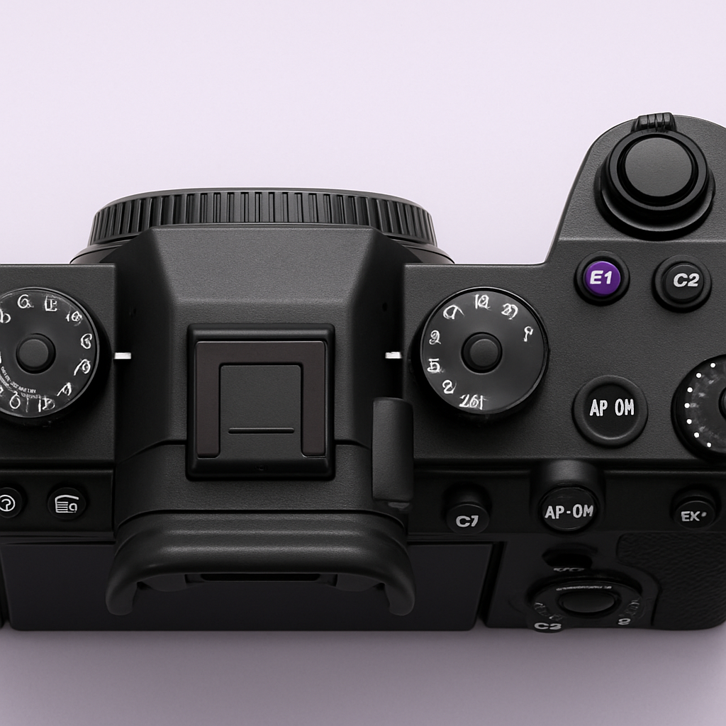 Appareil photo aux contrôles entièrement personnalisables, boutons et molettes