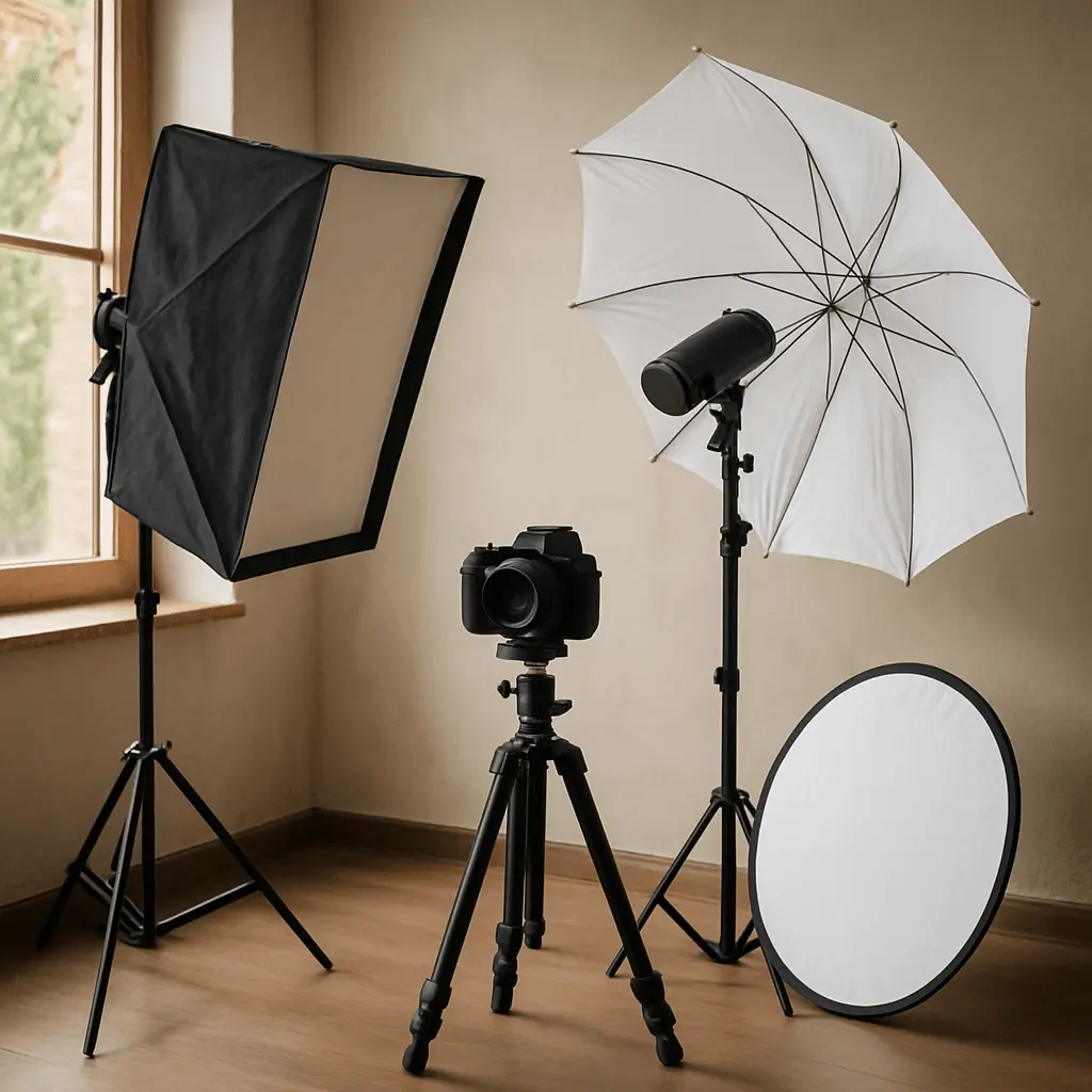 Softbox, parapluie, diffuseur : modeler la lumière