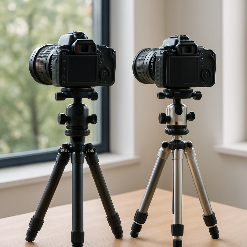Trépied photo : carbone vs aluminium comparatif