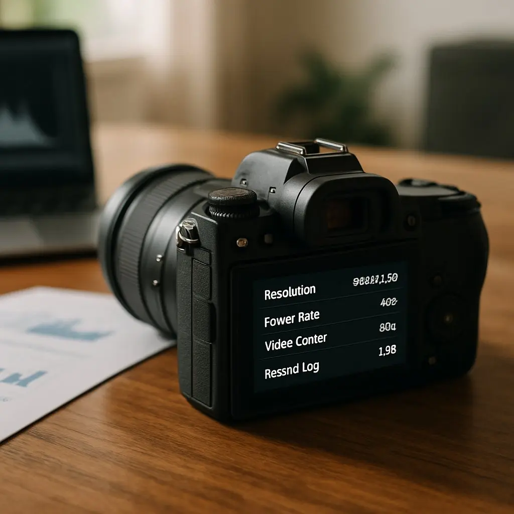 Réglages vidéo : résolution, fréquence, codecs et log (2026)
